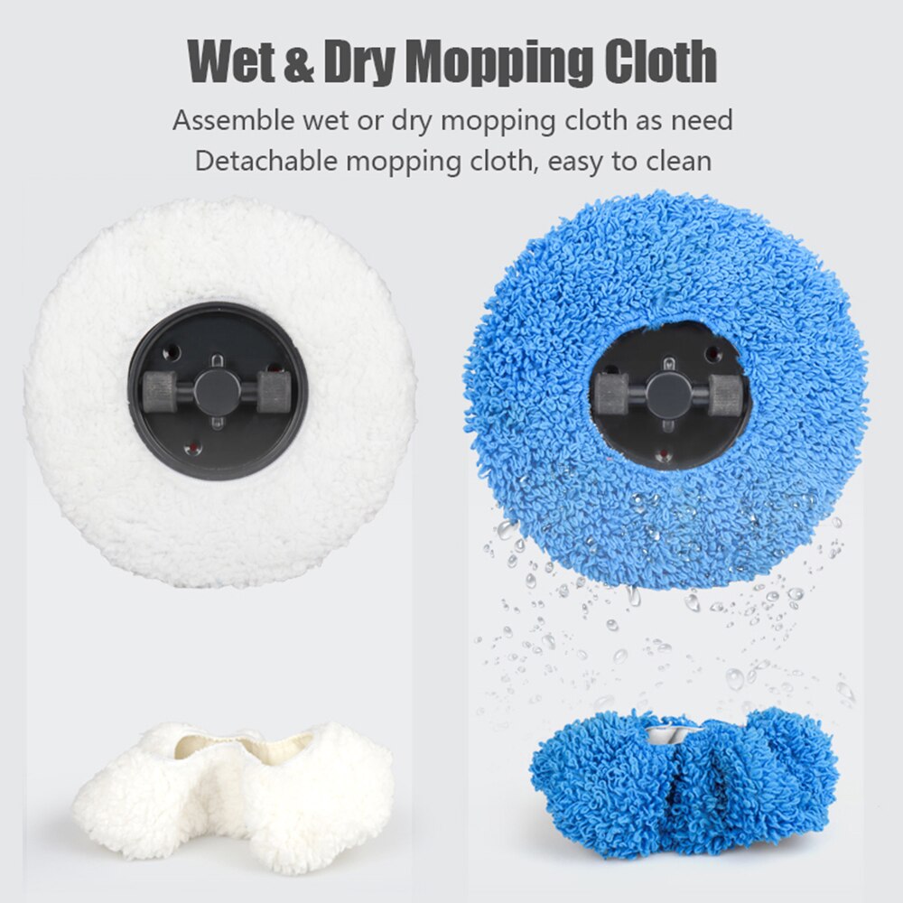 Mopping Robot Cleaner Spray Type Humidifying Wet & Dry Mopping Automatic Cleaning Anti-crash 1500mAh Rechargeable Robots Cleaner