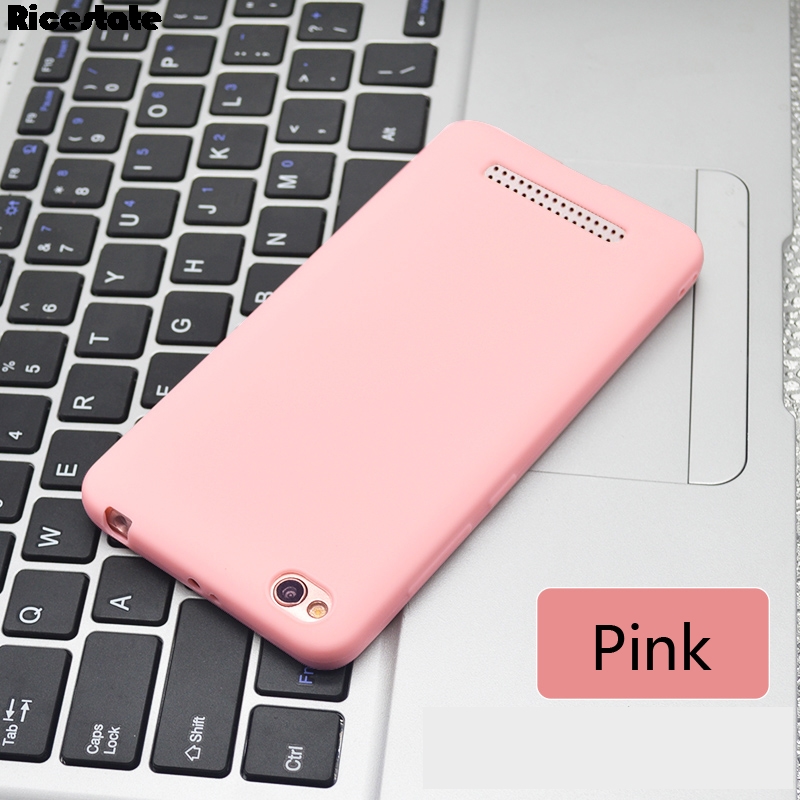 For Xiaomi Redmi 4A Redmi 5A Clear TPU and siod color Case For Xiaomi Redmi 4A 5A Back Cover Protect Skin Silicon case: Redmi 4A / Pink