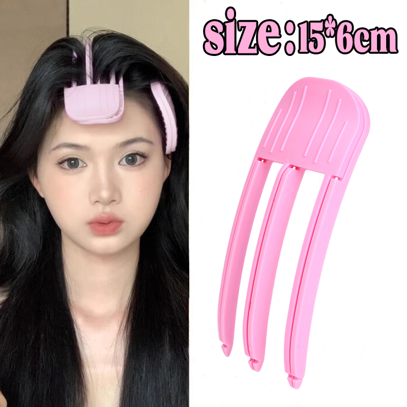 Fluffy Hair Roots Clips Comb Lazy Hair Top Styling Curling Barrel Portable Korean Hairs Clip Volume Wind Sculpting Comb: SKY BLUE