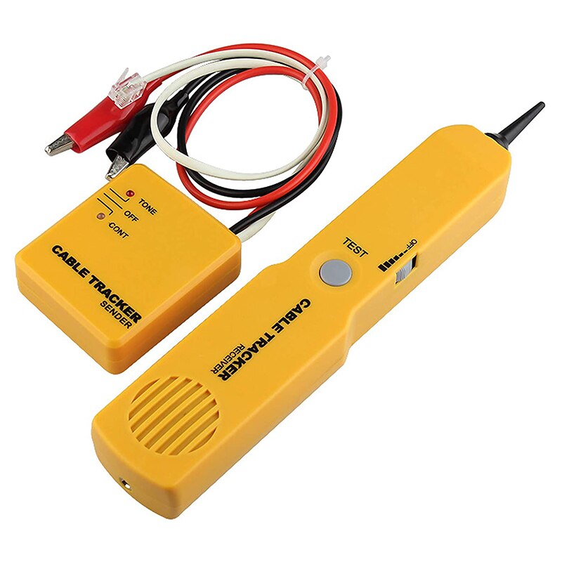 Probador de circuito de Cable eléctrico con generador de tono y Kit de sonda localizador de Señal de Cable, probador de circuito de prueba, cortocircuito de red