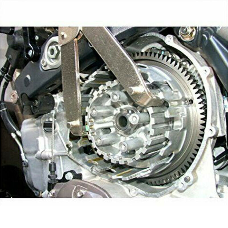 Motorcycle Clutch Flywheel Holding Tool Clutch Hub Basket Gear Holder Tool Universal Square Tooth Clutch Holding Tool