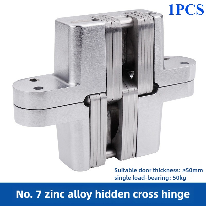1/2PCS Hidden Gate Hinge Invisible Hinges Concealed Barrel Wooden Box 180 Degree Folding Heavy Duty Built-in Door Hinge