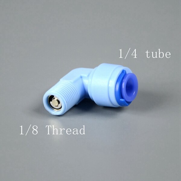 1/8 Interne En Externe Draad Om Tobe Snelkoppeling Familie Drinkwater Ro Filter Omgekeerde Osmose Systeem: WHITE