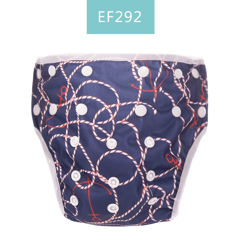 Happy Flute 1pc dziecko lato wodoodporne regulowane pieluszki tekstylne basen Pant pływanie majtki na pieluchę wielokrotnego użytku zmywalna pieluszka dla niemowląt: EF292
