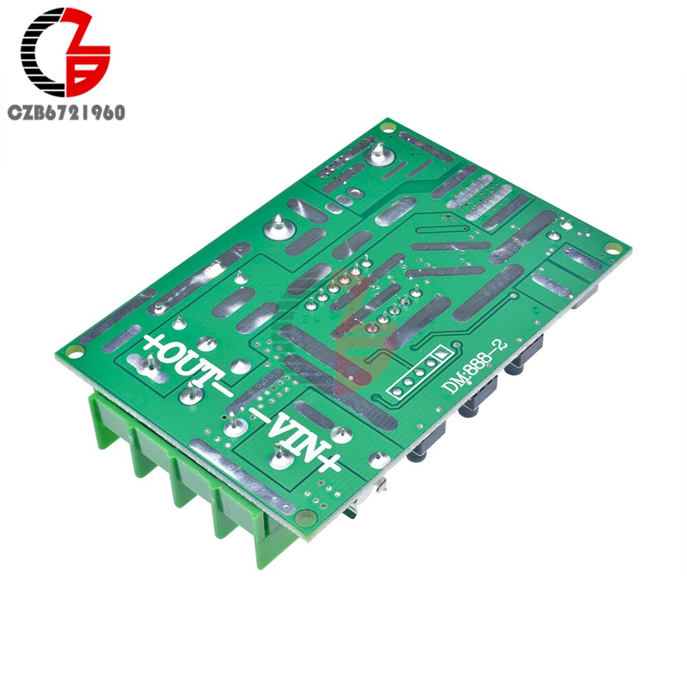 600W DC 12-60V 10A Digital PWM DC Motor Speed Controller Red LED Soft Start Brushless Motor Speed Control Power Regulator