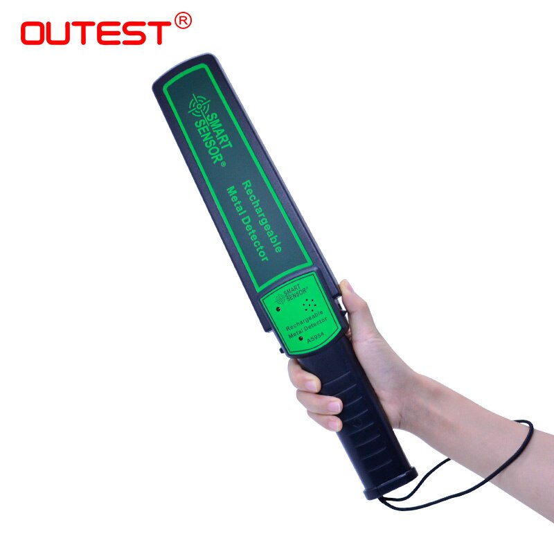 OUTEST AS954 Handheld Metal Detector Security Wand Body Search Parcel Scanner Gold Detector Hunter Phone Detector Finder