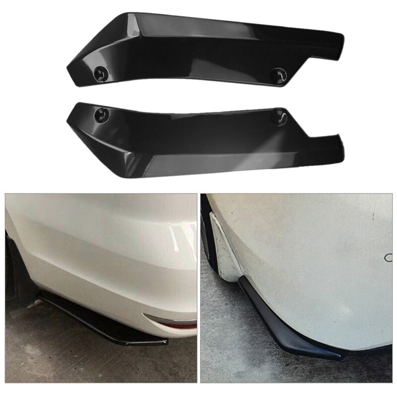 1 paire universelle voiture pare-chocs arrière becquet Canard Anti-Crash protecteur
