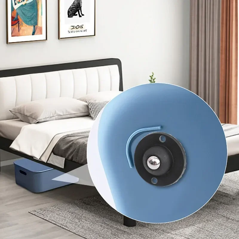 20/1x Self Adhesive Caster Wheels Universal 360° Pulley Rotating Wheels Swivel Casters Wheel Sticky Pulley Box Roller Cabinet