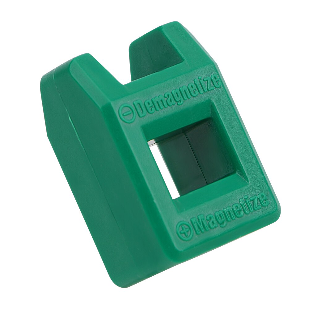 Mini 2 in 1 Screwdriver Tool Porcelain Demagnetizer Magnetizer Degausser Powerful Quickly Porcelain: green