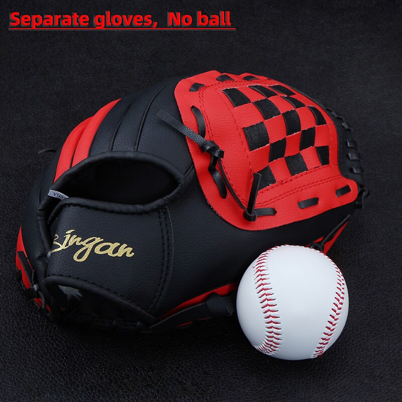 Guanto da Baseball in PVC di alta qualità per bambini/adulti attrezzatura per pratica Softball fatta a mano dimensioni 9.5/10.5/11.5/12.5 pollici mano sinistra