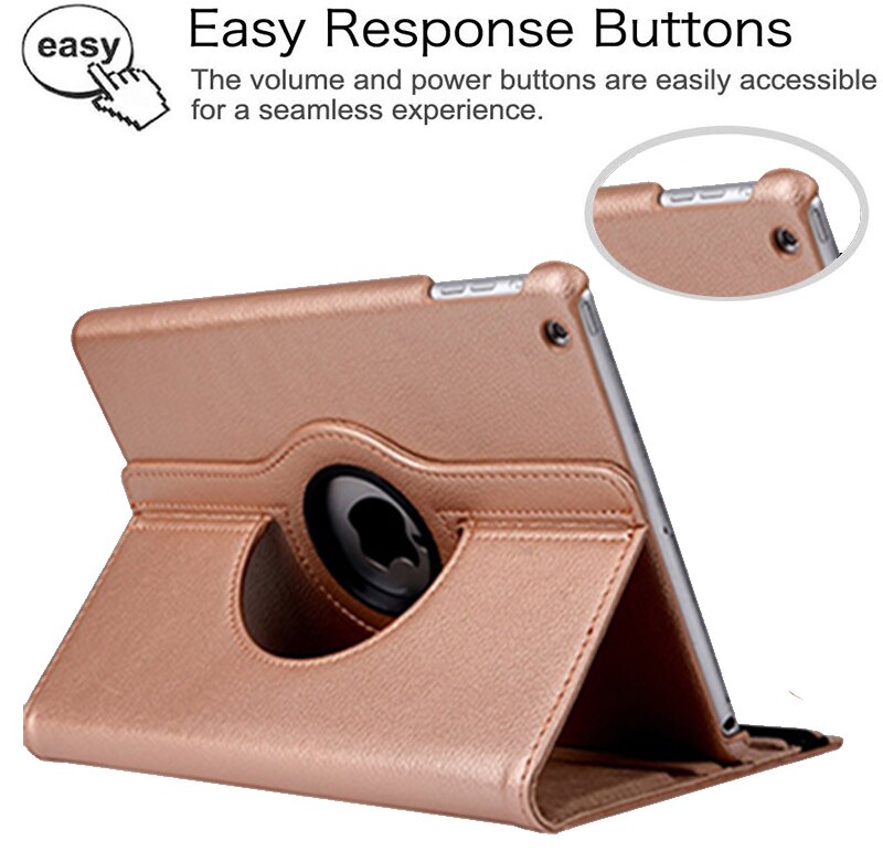 Etui do ipada Air model A1474 A1475 A1476 retina cover,Auto Sleep Cover do etui na ipada Air 2013 Release 360 stopni obrotowa obudowa