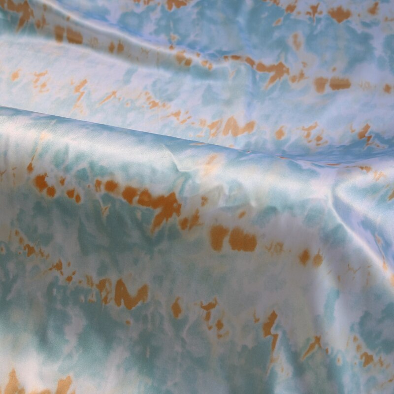 100cm * 148cm Krawatte Gefärbt 100% Polyester Satin Stoff Weiche Charmeuse Kleid Futter Textil Weichem: 5