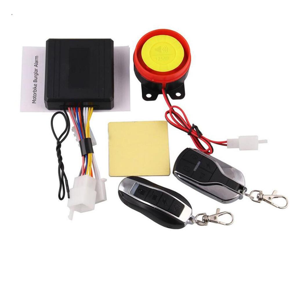 Motorfiets Anti-Diefstal Alarm Universele Accessoires Afstandsbediening Motor Een-Knop Start One-Way Anti-Diefstal