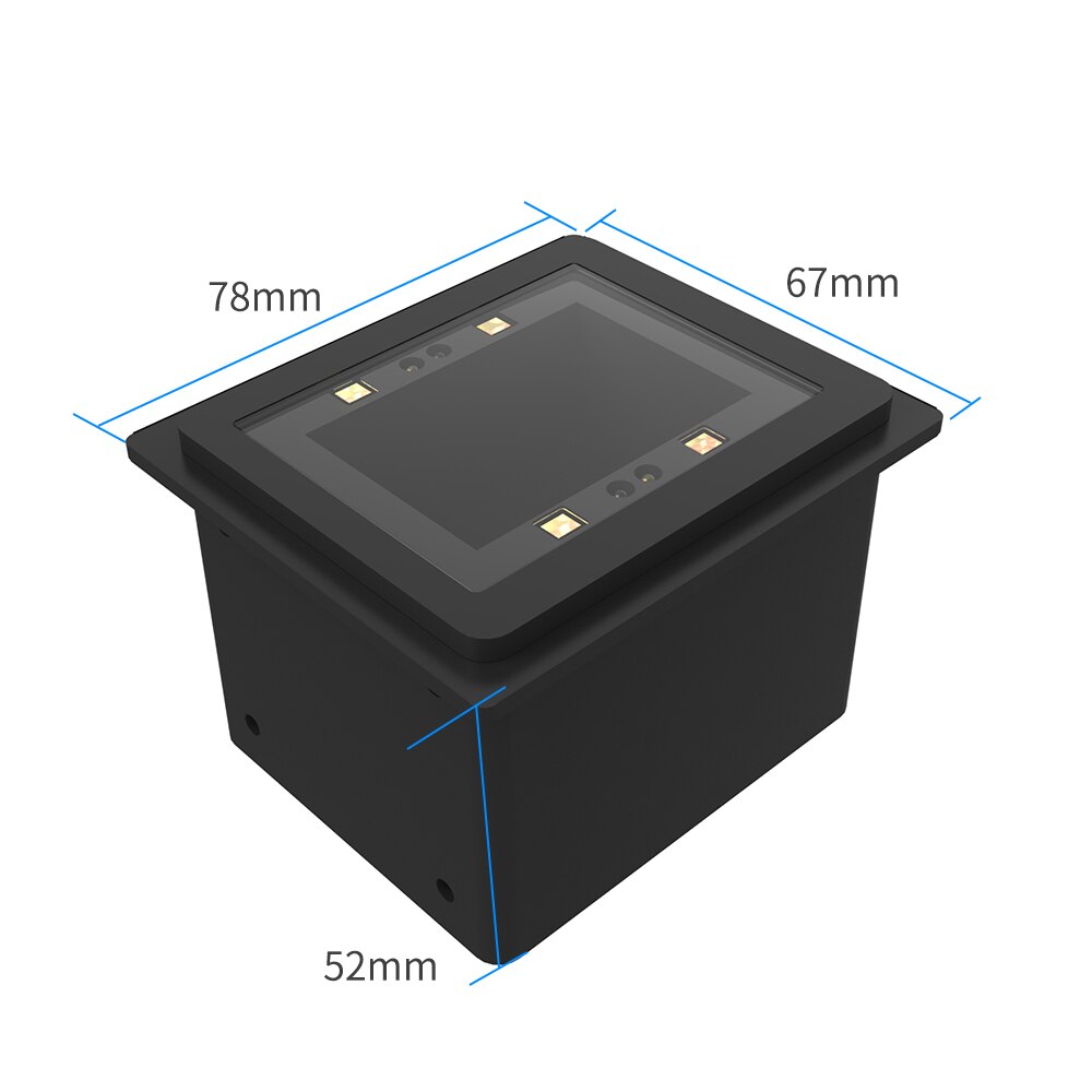 Ingebed Barcode Scanner Self-Inductie 1D/2D/Qr Bar Code Reader Module Scanner Usb Machine Tickets Controleren mobiele Betaling