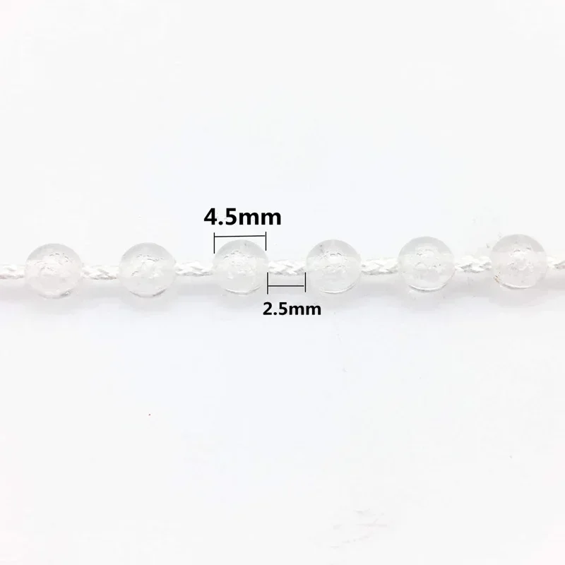 5/10 meter kunststof rolgordijn Romeinse verticale schaduw kralenketting trekkoord gordijn kralen touw met connectoren