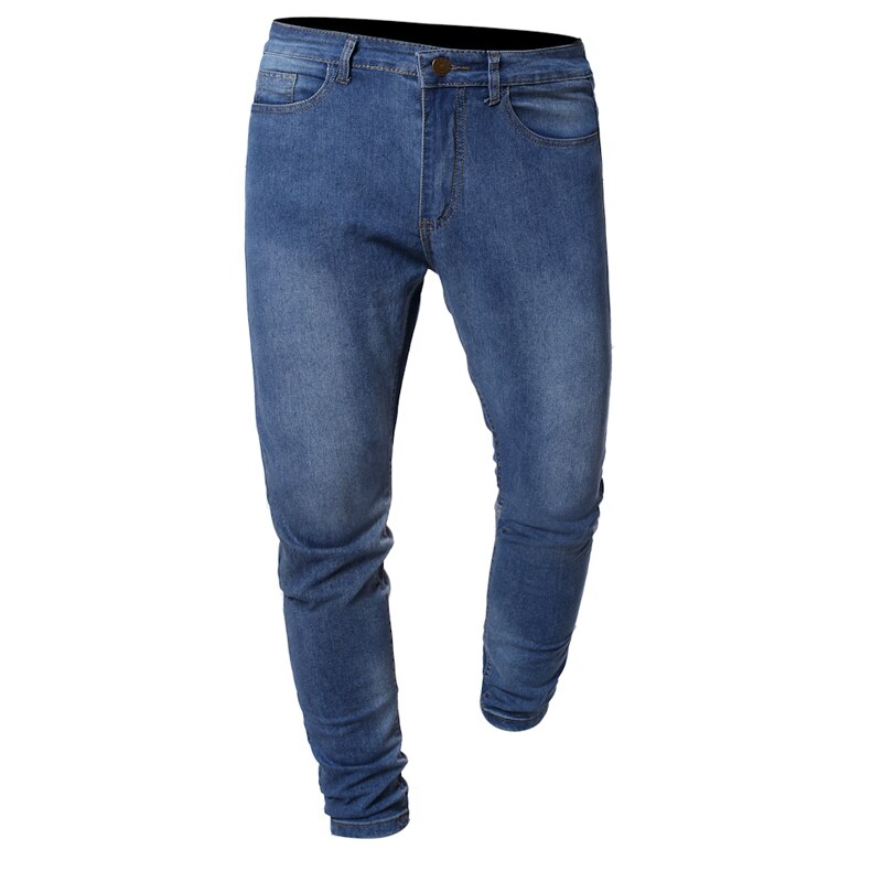 Jeans Men Spring and Autumn Eurocode Men's Straight Tube Business Casual Slim Jeans for Men