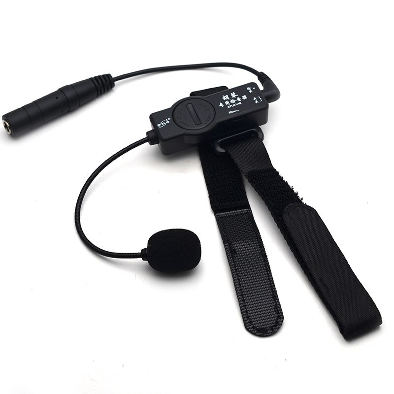 Eno Huqin Erhu Micphone Transducer Pickup Met Volumeregeling Black