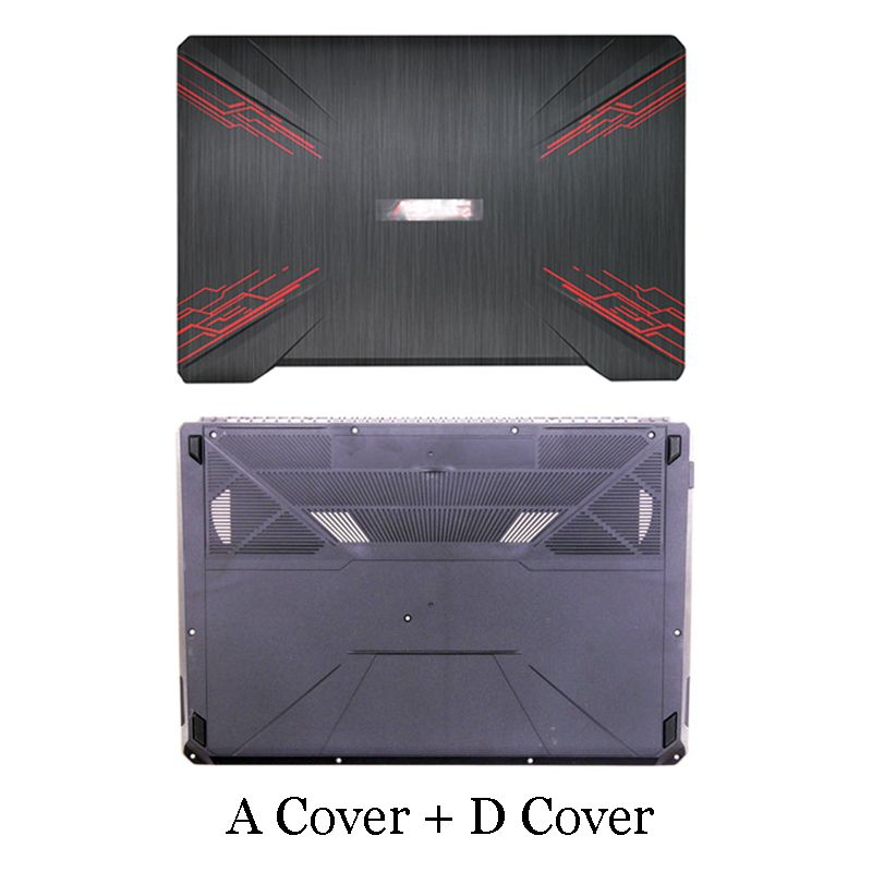 Laptop LCD Back Cover For ASUS FX80 FX80G FZ80G ZX80 FX504 FX504G Front Bezel Hinges Palmrest Bottom Case A B C 47BKLLCJN80