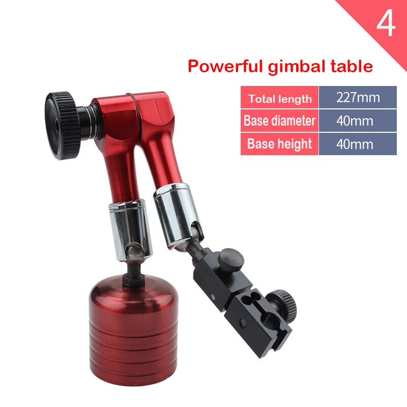 Mechanical magnetic large table seat magnetic strong lever stand bracket strong Vientiane Dial indicator installed 8mm hole: green