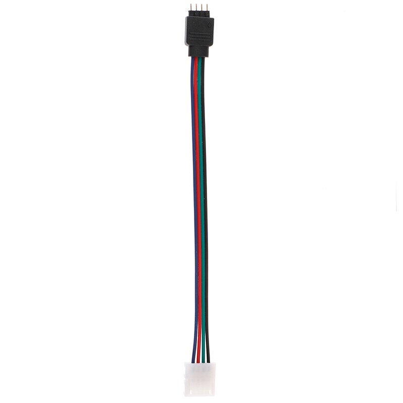 15cm 5050 RGB 4 Pin LED Strip Light Connectors Strip To Power Adaptor 4 Conductor 10mm Wide Connectors