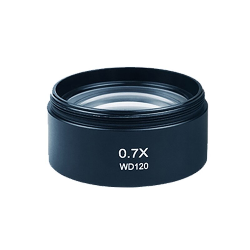 WD165 WD120 M-21 0.5X /M-22 0.7X microscopio trinoculare microscopio Stereo obiettivo ausiliario lente Barlow