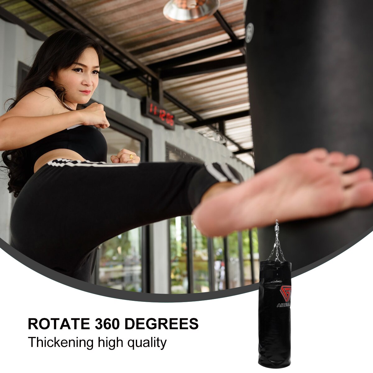 1 Pc Boxing Sand Bag Hanging Kick Sandbag for Adults Children