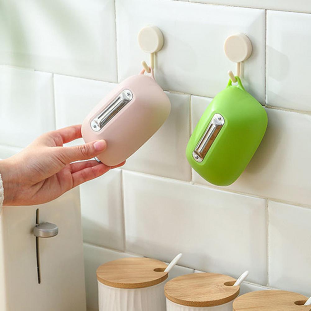 Quick Peeling Vegetable Peeler Plastic Vegetable Chopper Labor-saving Vegetables Grater Slicer with Storage Holder Kitchen Tools