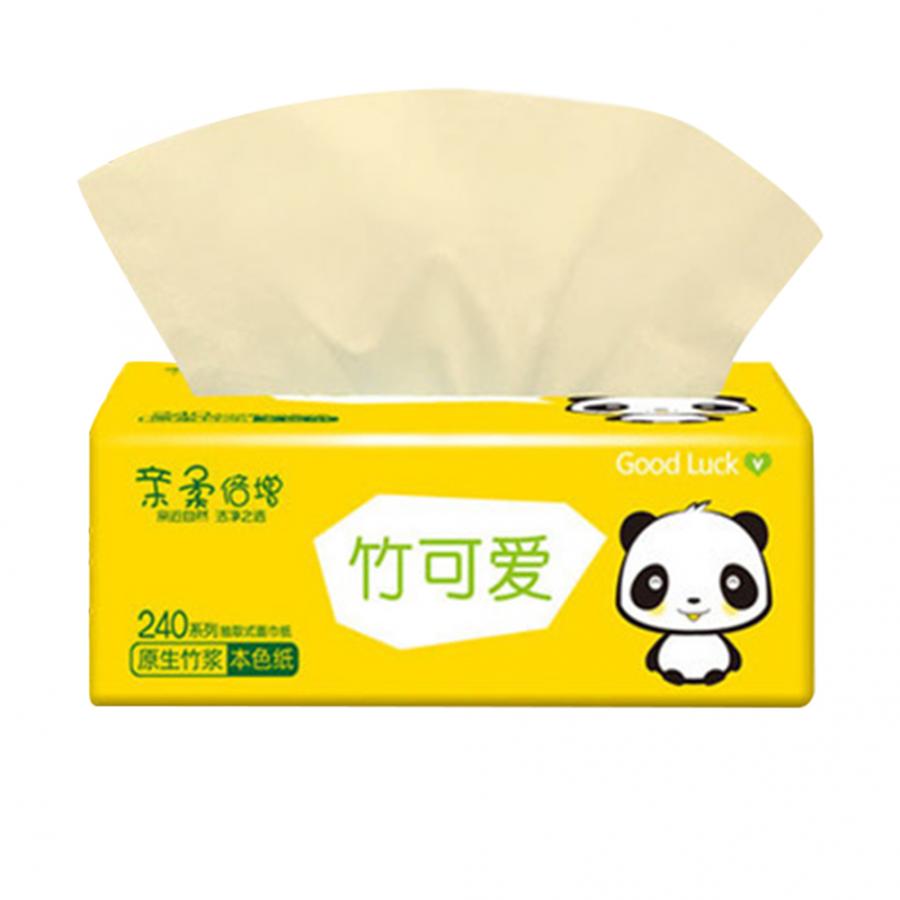 5Packs 4Layers Household Facial Paper Wood Pulp Practical Thick Toilet Paper