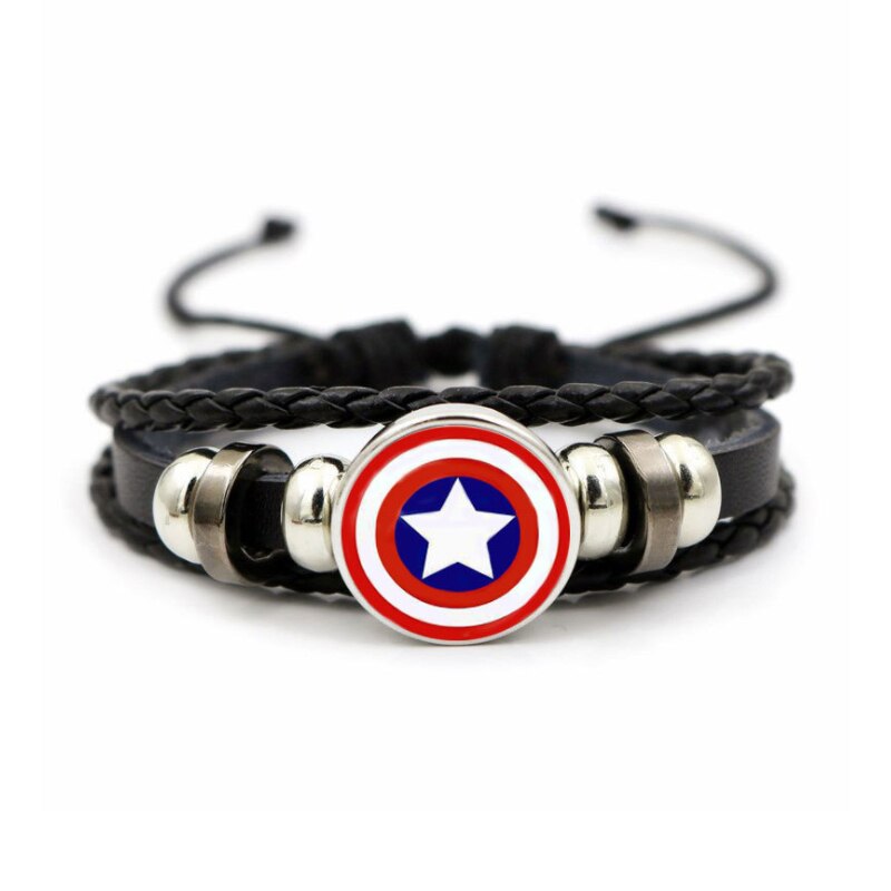 Hero Serie Speelgoed Hand Geweven Lederen Kralen Armbanden Jouet Voor Jongens En Meisjes Stijlvolle: T0010Z-1