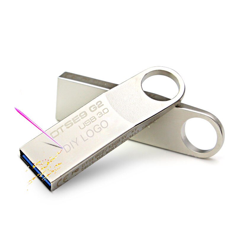 Kingston Usb Flash Drive 64GB 16gb 32gb Pendrive de Metal memoria palo Cle USB 3,0 Pen Drive clave personalizada DIY DJ pulgar tipo C Otg: 64 GB / G2 Plus DIY