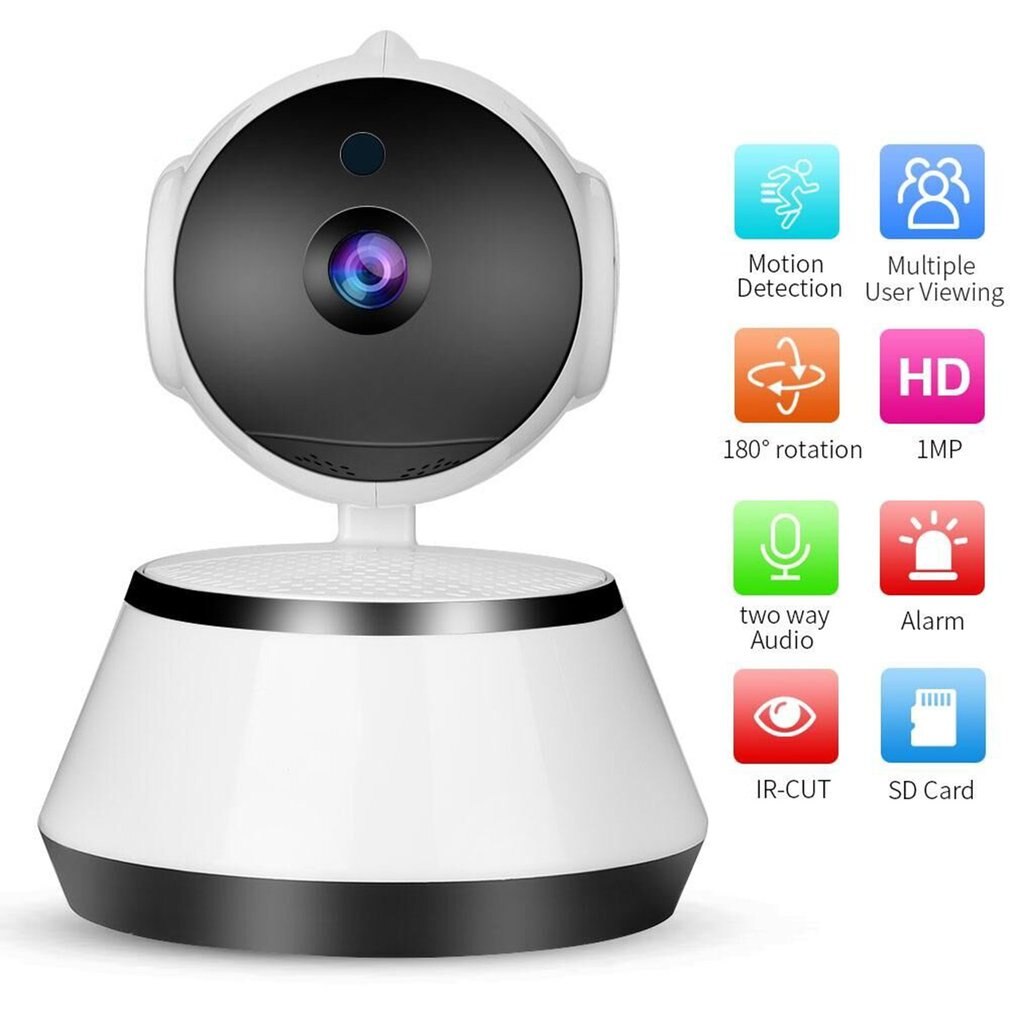 Smart alarm baby / pet monitor ip kamera trådløs wifi sikkerhedskamera indendørs cctv kameraovervågning mini camara