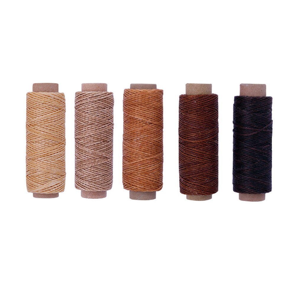 Lederen Gewaxt Draad Koord Voor Diy Leathercraft Tool Draad Voor Leer Waxkoord Voor Leer Craft Stiksels Platte Gewaxte Naaien