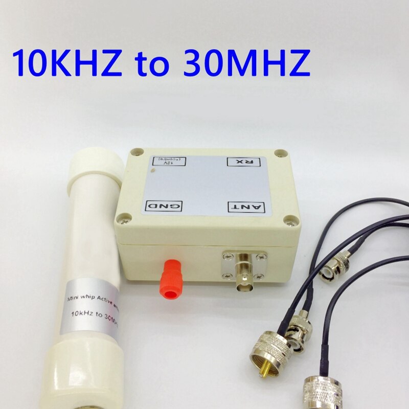 Actieve Antenne 10Khz Tot 30Mhz Mini Zweep Hf Lf Vlf Vhf Sdr Rx Met Draagbare Kabel