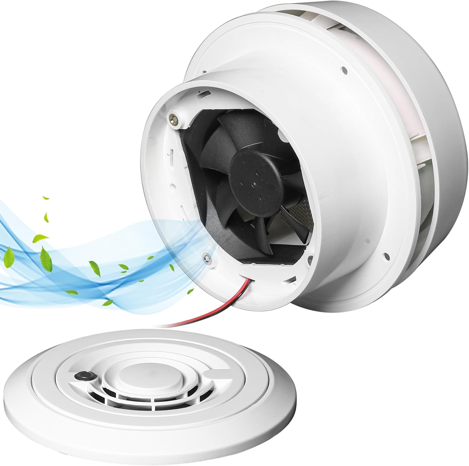 12V Round RV Vent Air Exhaust Fan Mushroom Head Roof Motorhome Vent Ventilation for RV Caravan Trailer