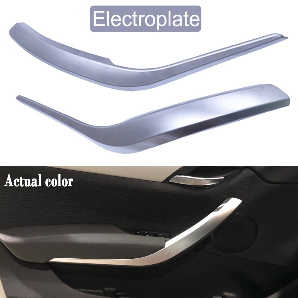 Links Rechts Auto Binnendeur Panel Handvat Pull Trim Cover Auto Interieur Deurgrepen Covers Voor Bmw X1 E84: electroplate-2PCS