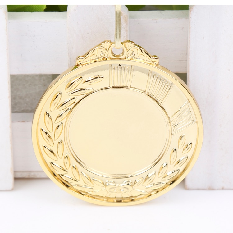 Leeg Medaille Korenaar Medaille Goud Zilver Brons Motion, honor Communicatie Vermogen/Zelfvertrouwen Ontwikkelen 5.2 Cm