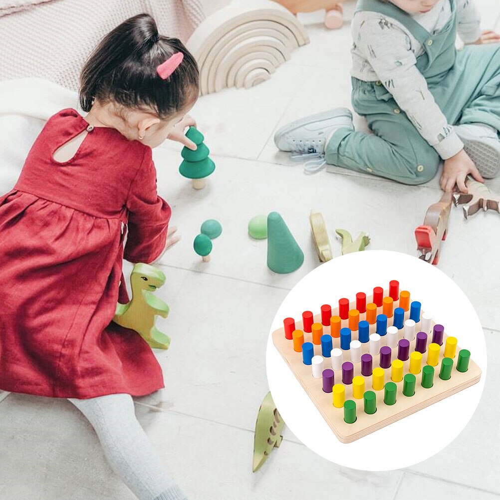 2 Sets Sensory Training Sticks Equipment Color Recognition Ability Developing