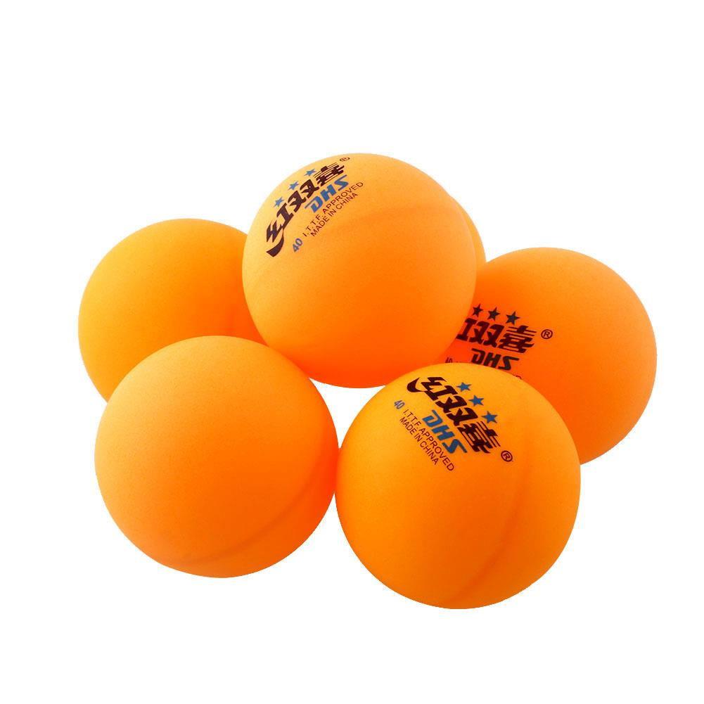 6Pcs Ping Pong Balls DHS 40MM Olympic Tennis Orange Yellow Ping Pong Balls DurableTable Tennis Balls