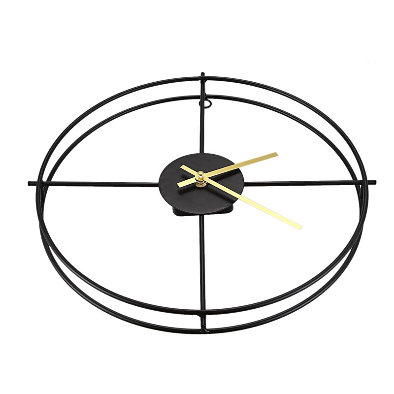 Stylish Silent Wall Clock, Living Room Wall Clock, Simple Wall Clock, Hollow Wall Clock, Home Decoration, Office Wall Clock, Bla