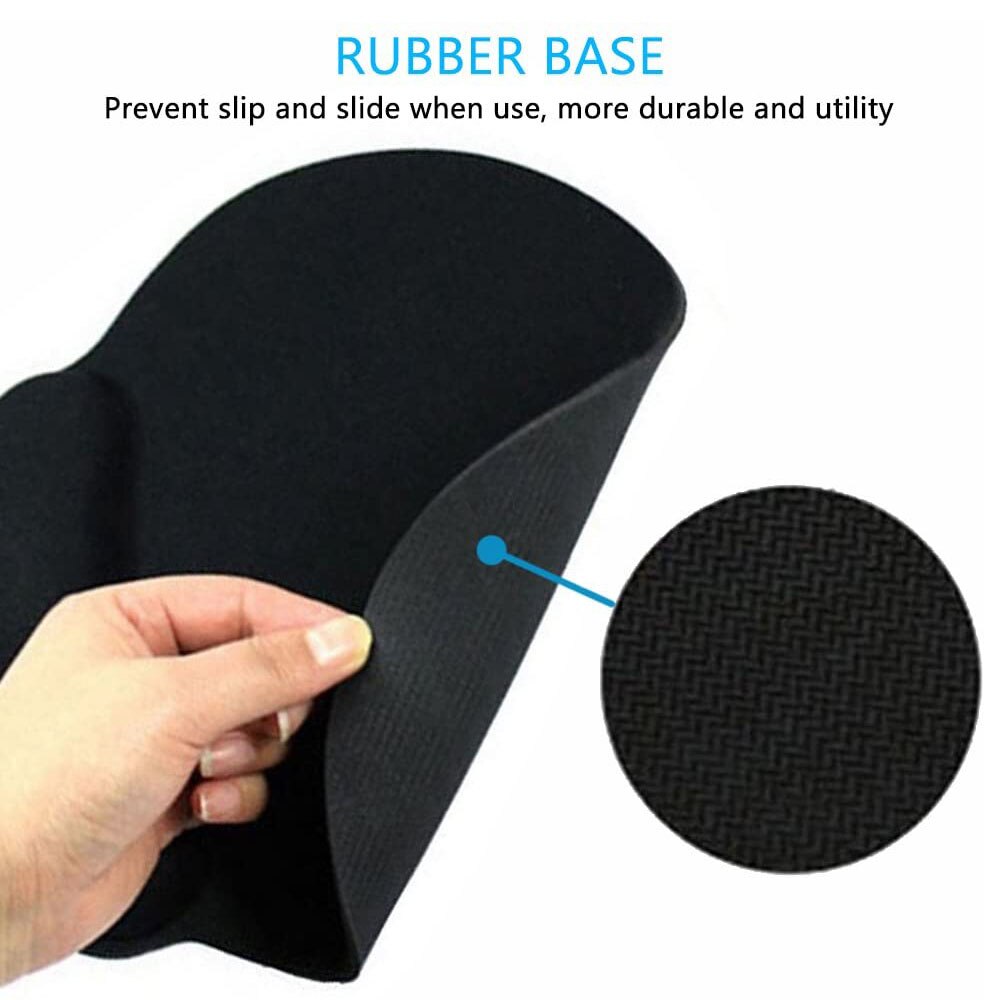 Almohadilla de espuma viscoelástica para ordenador de oficina, parte inferior de goma, Teclado mecánico suave, juego de reposabrazos de mano, ergonómico, soporte para muñeca