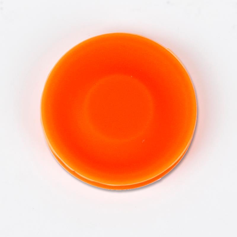 mini flying disk frisb silicone disc game parent-child interactive sports outdoor sports flying saucer fingertip toy: 1PC-Orange