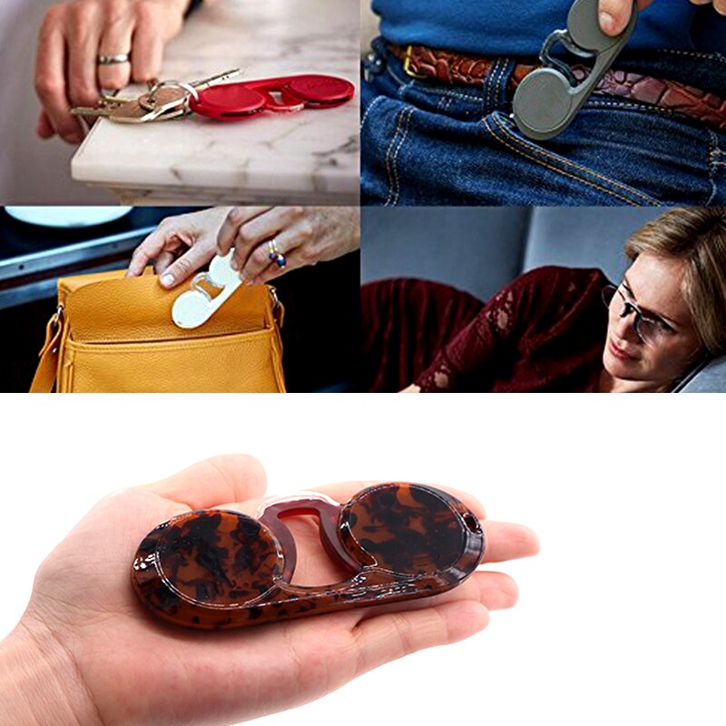 Sighttoo Siliconen Neus Clip Leesbril Mini Schuim Neus Bril Mannen Draagbare Vergrootglas Brillen Lui Lezers Eyewear Lupa