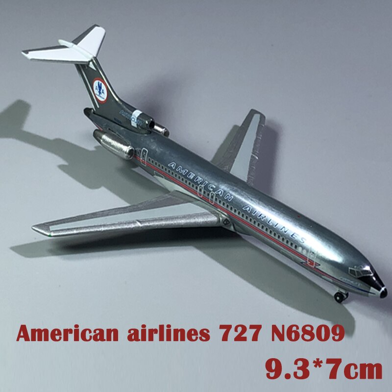 Air Canada 1:500 C-gaaq 727 Modello di Imballaggio Della Bolla Modello di Aereo Argento Diecast Collezione Boy Regalo: USA 727 N6809