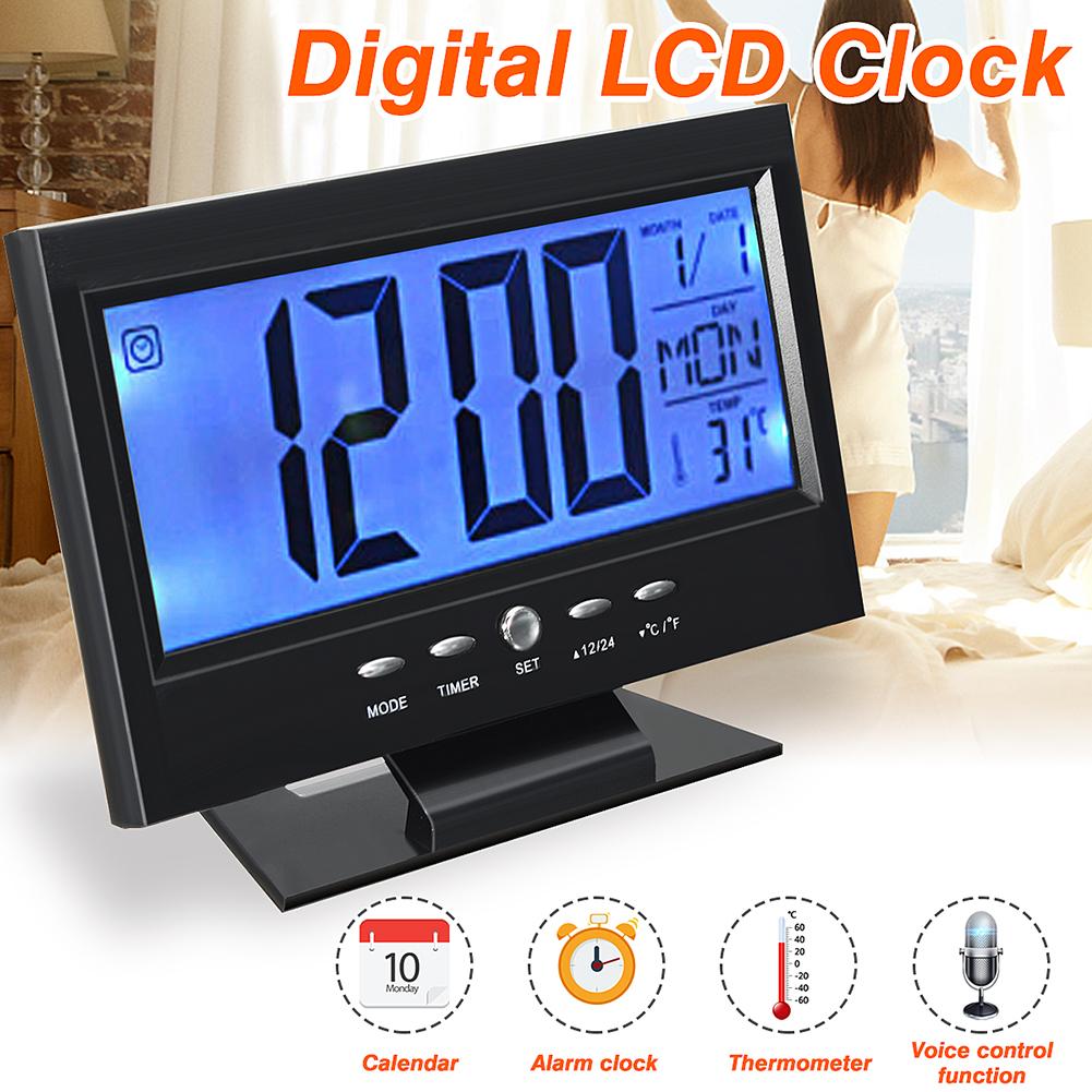 LCD Electronic Humidity Temperature Meter Humidity Monitor Clock Digital Thermometer Hygrometer Indoor Home Weather Station