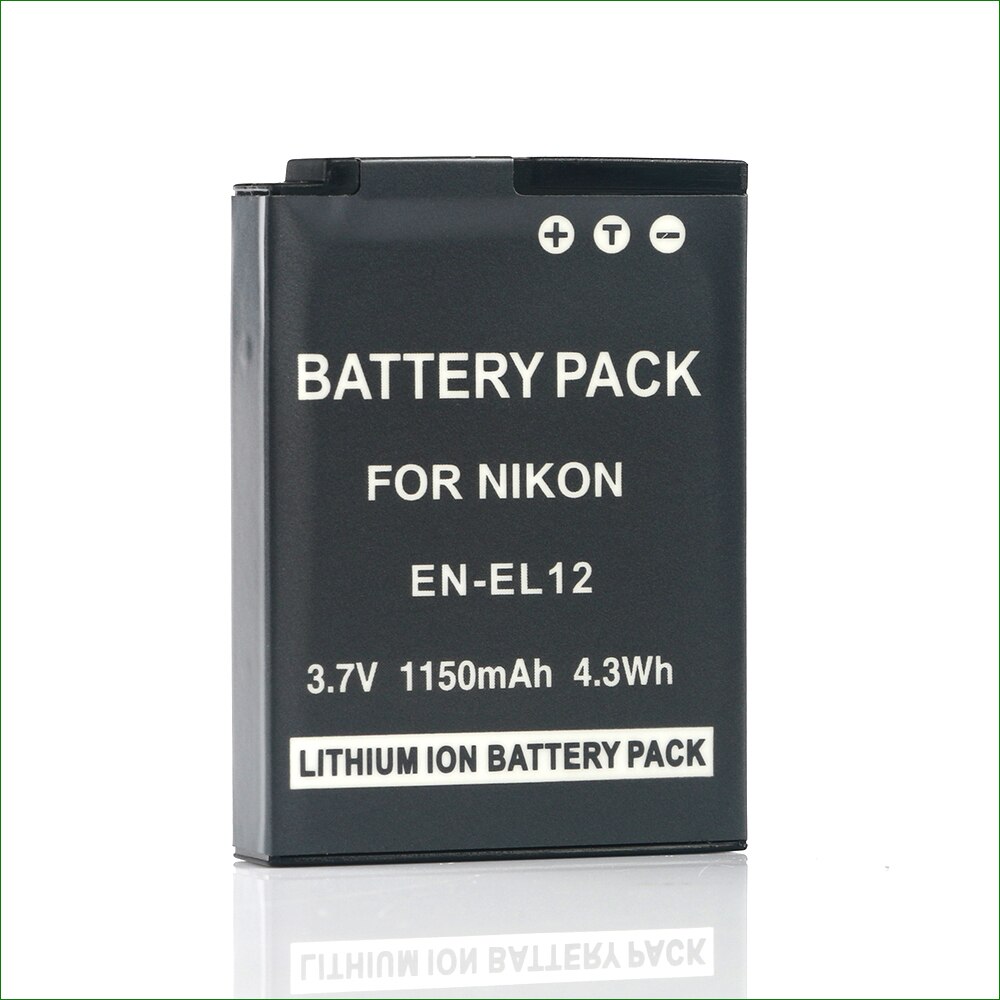 EN-EL12 ENEL12 es EL12 batería para cámara Digital Nikon COOLPIX S9300 S9400 S9500 W300 A900 S9900 B600: 1PC Battery