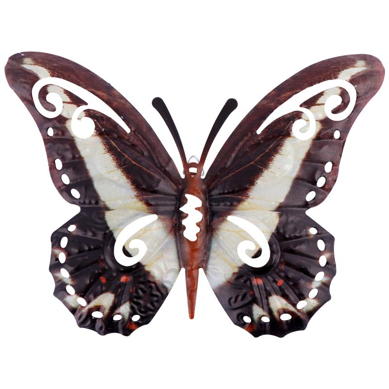 1 Pc Levendige Vlinder Unieke Muur Decor Metalen Vlinder Opknoping Ornamenten Voor Decoratie
