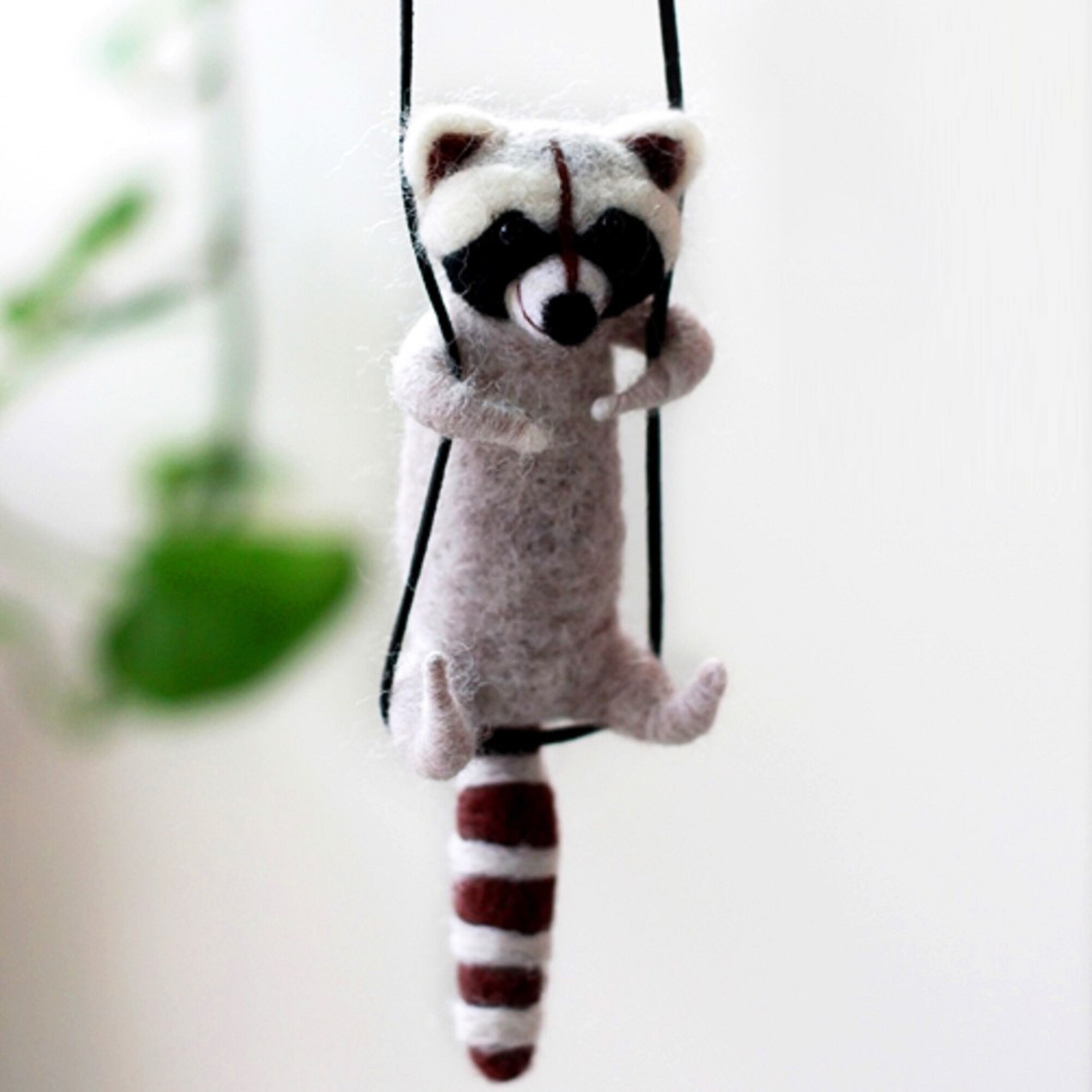 Christmas Needle Felting Kit for Beginner Animal Wool Felting Set Handmade Needlework Non Finished Felt Kit English Manual: H