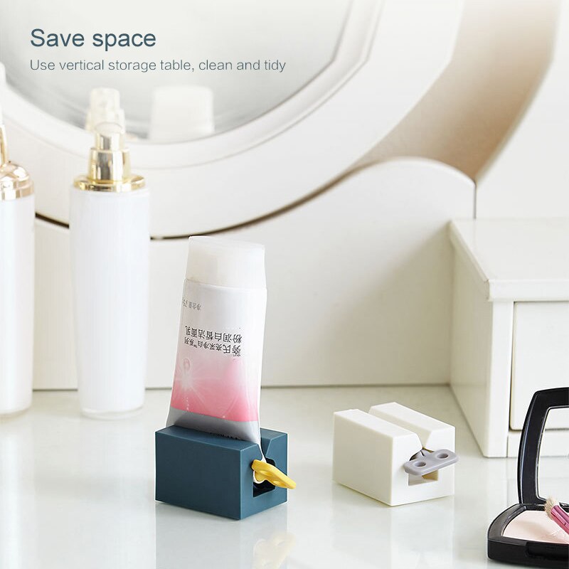 Squeezing Toothpaste Tube Squeezer Plastic Toothpaste Dispenser Roller Easy Press Toothpaste Booster Bathroom Accessories