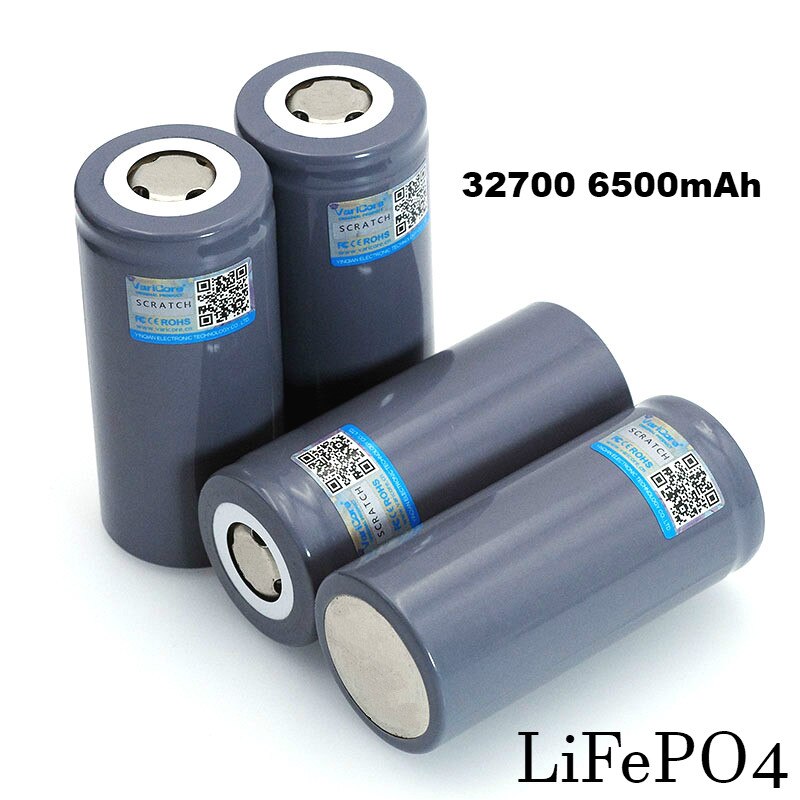 4 pezzi VariCore 3.2V 32700 6500mAh batteria LiFePO4 35A batteria a scarica continua massima 55A batteria di marca ad alta potenza