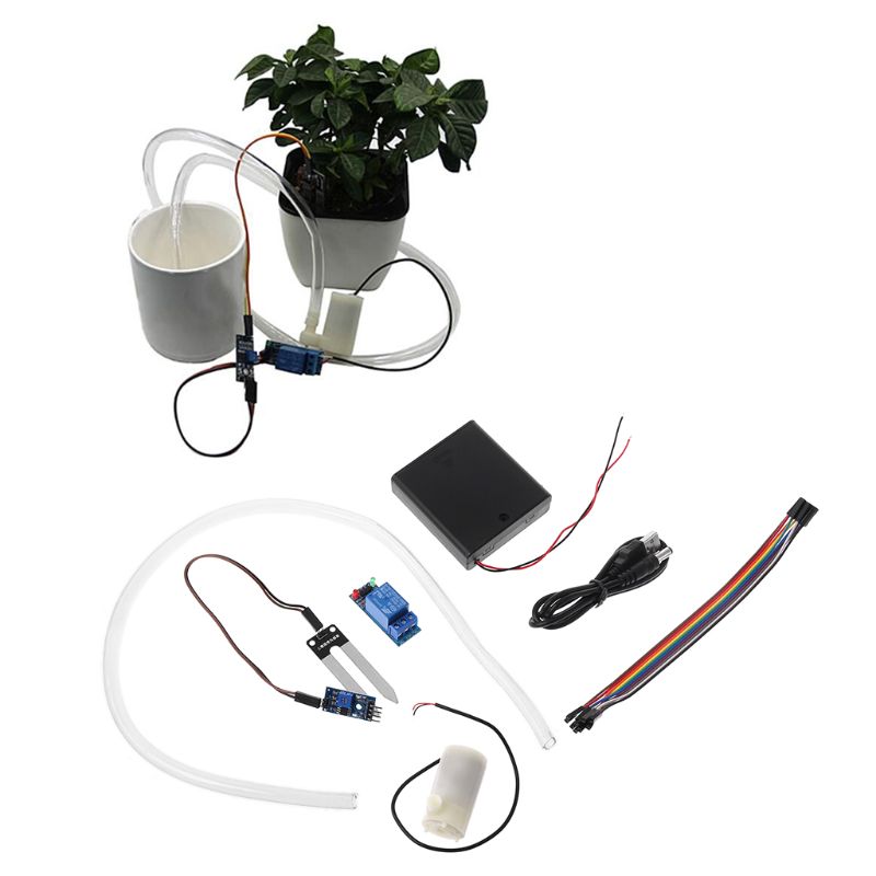 Gartenbewässerungssystem DIY-Set – 6,35 Mm Schlauch, Tropfer, Düsen, Für Beet & Gewächshaus